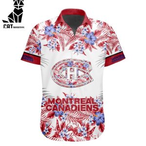 NHL Montreal Canadiens Special Hawaiian Design Button Shirt ST2301
