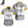 NHL New Jersey Devils Special Hawaiian Design Button Shirt ST2301
