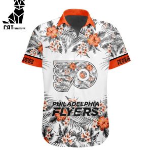 NHL Philadelphia Flyers Special Hawaiian Design Button Shirt ST2301