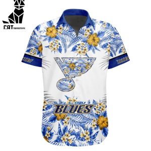 NHL St. Louis Blues Special Hawaiian Design Button Shirt ST2301