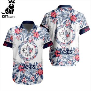 NHL Winnipeg Jets Special Hawaiian Design Button Shirt ST2301