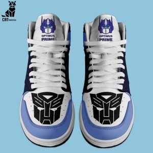 Optimus Prime Transformers Nike Logo Design Air Jordan 1 High Top