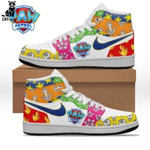 Paw Patrol Nike Logo Design Air Jordan 1 High Top