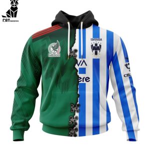 Personalized LIGA MX C.F. Monterrey Mix Mexico Jersey Personalized Kits Hoodie