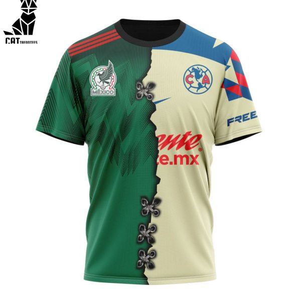 Personalized LIGA MX Club America Mix Mexico Jersey Personalized Kits Hoodie