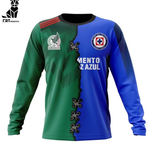 Personalized LIGA MX Cruz Azul Mix Mexico Jersey Personalized Kits Hoodie