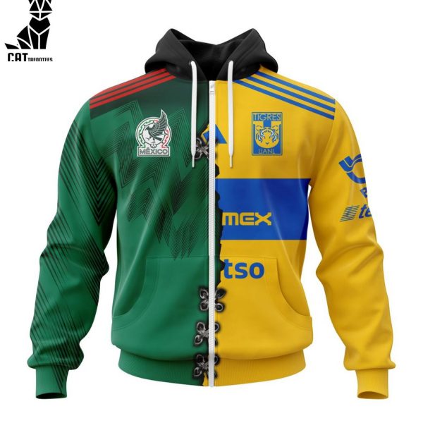 Personalized LIGA MX Tigres UANL Mix Mexico Jersey Personalized Kits Hoodie