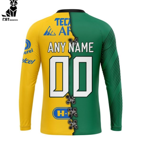 Personalized LIGA MX Tigres UANL Mix Mexico Jersey Personalized Kits Hoodie