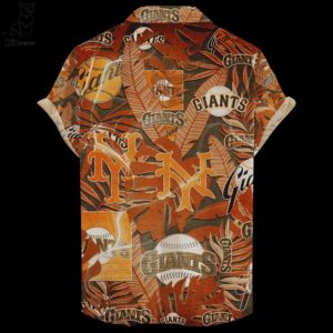 San Francisco Giants Retro Logo Hawaiian Shirt