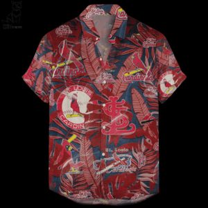 St Louis Cardinals Retro Logo Hawaiian Shirt