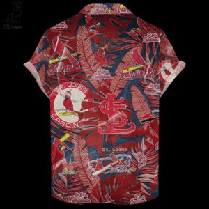 St Louis Cardinals Retro Logo Hawaiian Shirt