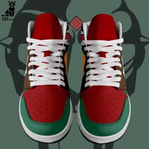 The Illest Villain Green Mascot Design Air Jordan 1 High Top